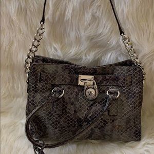 Gray Micheal Kors bag
